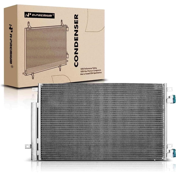 A-Premium Air Conditioning A/C Condenser Compatible with Chevrolet Spark 2016-2022 L4 1.4L