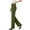 Army Green, variant on Women's Work Dress Pants Wide Leg Business Casual Slacks Stretchy Pull on High Waisted Office Trousers with Pockets