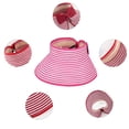 thumbnail image 2 of Sombrero De Paja Enrollable De Ala Ancha Para Mujer, Sombrero De Copa Vacío, Sombrero De Paja De Verano Con Lazo, Gorra De Playa Para Acampar Al Aire Libre Y Senderismo Minnieouse AP007139-01, 2 of 6