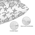 thumbnail image 3 of KLL Sea Turtle Pillow Covers Envelope Closure,Super Soft and Cozy Fuzzy Fleece Pillow Case Cover (No pillow core） 20"x30", 3 of 5