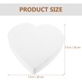 thumbnail image 4 of SEWACC 2pcs Heart Shaped Cake Dummies 8inch Foam Cake Dummies Cake Decorating Foam Cake Models Cake Modeling for Valentine s Day Wedding Birthday Party, 4 of 8