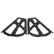 thumbnail image 3 of M Buder Bisagra Para Cajón De Zapatos 2 Capas Estante Giratorio Abatible De Acero Laminado En Frío Accesorio De Muebles Negro Resistente A Corrosión 26 cm / 10.2 inches, 3 of 9