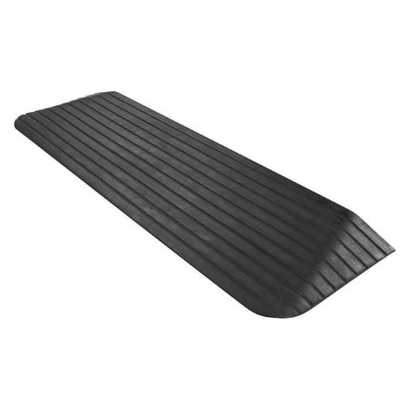 Solid Rubber Threshold Ramp 1-1/2" 1,500 lb. Capacity for Wheelchairs and Power Scooters Indoor Outdoor Use