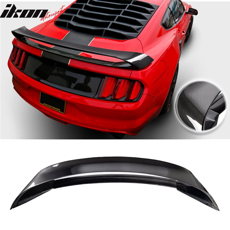Compatible With 15 20 Ford Mustang GT350R Style Rear Trunk Spoiler 