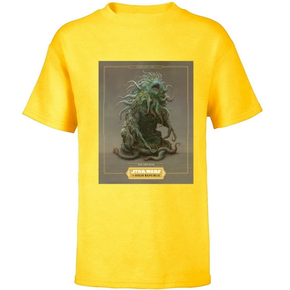 Star Wars The High Republic The Drengir - Short Sleeve T-Shirt for Kids – Customized-Yellow