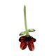 thumbnail image 3 of Mini flor de cristal, figura floral, adorno de flor artificial para mujeres, niñas y mamás. Rojo, 3 of 9