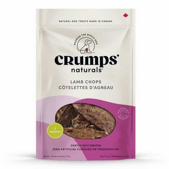 Crumps Naturals 4.2 oz 100 Percent Lamb Chop Dog Treat