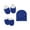 Royal Blue, variant on Baby Hat Mittens and Socks Set Newborn Bowknot Hat for 0-6 Months Cute Infant Beanie Suit Soft Mittens Non-Slip Ankle Socks