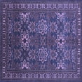thumbnail image 1 of Ahgly Company Indoor Square Persian Blue Traditional Area Rugs, 8' Square, 1 of 4