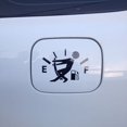 thumbnail image 5 of Juego de 5 pegatinas divertidas para coche para alto consumo de gasolina, indicador de combustible, pegatinas vacías (negro), 5 of 5