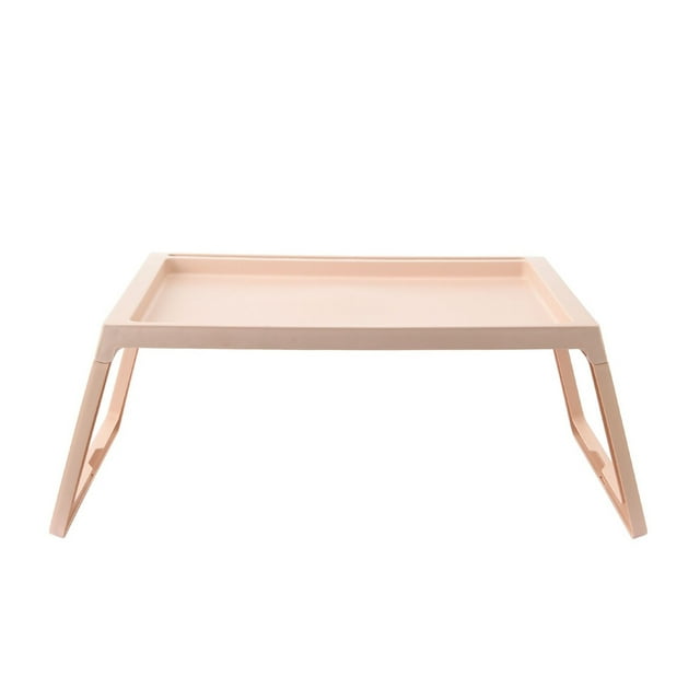 Table de Plateau pour Ordinateur Portable Portable Légère Mini Table de Pique-Nique pour Travail Écriture Rose