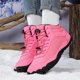 thumbnail image 4 of Botines Forrados Piel Descalzas Botas Nieve Invierno Transpirables para Hombres Y Mujeres, 4 of 9