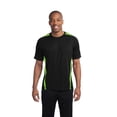 thumbnail image 1 of Sport-Tek Men's Colorblock PosiCharge Competitor Tee XS Black/ Lime Shock, 1 of 1