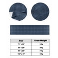 thumbnail image 3 of Bed Runner Scarf Queen Size, Animal Print Stain Bed Runners & Scarves for Foot of Beds, Retro Minimalist Animal Leather Navy Blue Decorative Bedding Runner Scarf for Hotel Home Bedroom 83 x20 Inch, 3 of 6