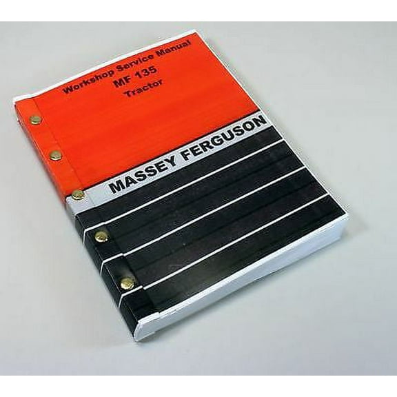 Massey Ferguson 135 Tractor Factory Service Manual Repair Workshop Shop Mf135