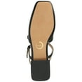 thumbnail image 6 of Journee Womens Gretchenn Multi Strap Square Toe Mary Jane Flats, 6 of 9