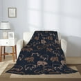 thumbnail image 2 of Disketp Pig Farm Cozy Flannel Fleece Throw Blanket: Has a velvety texture for All Seasons - Perfect for Women, Men, & Kids"60"x50", 2 of 6