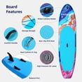 thumbnail image 6 of Cadalene Inflatable Stand Up Paddle Board with Camera Mount,Non-Slip EVA,10'6" SUP Paddleboard for Youth & Adults, 6 of 8
