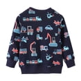 thumbnail image 5 of Cethrio Pullover Sweatshirts for Girls, Gifts Cotton Crewneck Long Sleeve 2024 Tops Blue Size 4-5T, 5 of 6