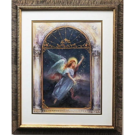 Lena Liu "Angel of Wishes" Hand Signed Limited Edition Framed Art Generic