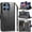 Black, variant on TJS Phone Case for Motorola Moto G 5G 2026 / Moto G 2025 / Moto G Play 2026 , Luxury Wallet Card ID Zipper Money Holder Cover (Black)