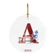 thumbnail image 1 of Teissuly New 26 Letter Christmas Snowman Christmas Pendant - Acrylic Car Pendant Saint Teissuly WER2023112000535, 1 of 1