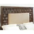 thumbnail image 3 of Furniture of America Ruma Wood Panel Bed, Eastern King, Warm Chestnut, 3 of 3