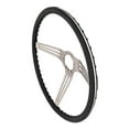 thumbnail image 2 of JEGS 3-Spoke Comfort Grip Steering Wheel w/Banjo Spokes Fits Select 1960-1975 Chevy and GMC Trucks and 1969-1972 GM Cars [Black Grip], 2 of 5