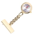 thumbnail image 2 of Fob Watch for Nurses Hanging Fob Watch Rose Gold Safety Pin Design 1Set, 2 of 7