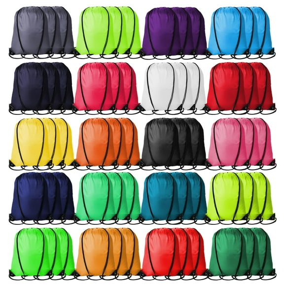 Mochila con cordón Kuhome, 60 unidades, poliéster, 41,6 x 34,3 cm