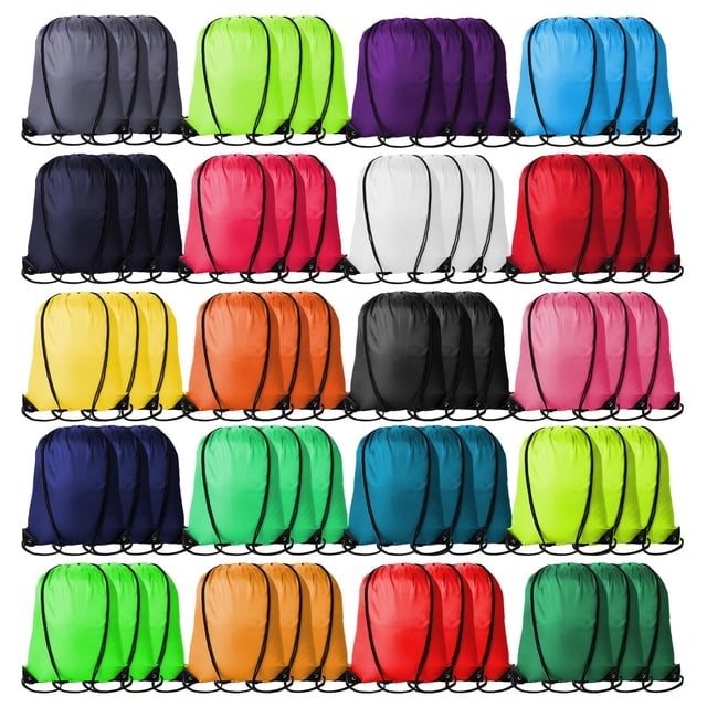 Mochila con cordón Kuhome, 60 unidades, poliéster, 41,6 x 34,3 cm