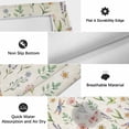 thumbnail image 5 of Spring Floral Outdoor Rug 3x5 Ft, Non Slip Washable Area Rug, Elegant Pastoral Flowers Dragonfly Retro Patio Rugs Carpet Runner, Large Floor Mat for Indoor/Outdoor Deck Porch Camping, 5 of 8