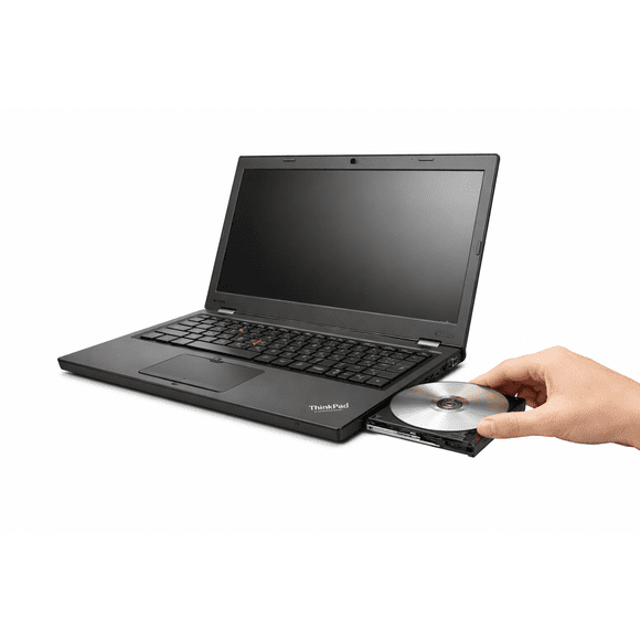 Lenovo ThinkPad T440p 14” Laptop with DVD/CD Reader – Intel Core i7-4600M @2.90GHz Dual Core & Quad Logical Processor, 8GB RAM, 256GB SSD, Windows 11 Pro – Black (Refurbished)