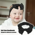 thumbnail image 3 of Bow Headband Fashion Cute Cotton Hair Band for Teenager Black 6.3Inch, 3 of 6