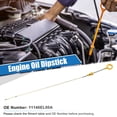 thumbnail image 2 of Unique Bargains 1 Pcs Engine Oil Dipstick Engine Oil Fluid Level Dipstick for Nissan Versa S SL 1.8L L4 No.11140EL00A, 2 of 6