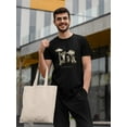 thumbnail image 2 of Les Champignons T-Shirt Men -Naomi McCavitt Designs, Male Small, 2 of 4
