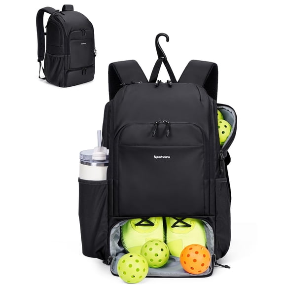 Mochila impermeable para pickleball Sportsnew con compartimento para zapatos