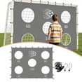 thumbnail image 1 of Colaxi Soccer Target Sheet Scoring Target Cloth Lightweight Portable Foldable Training Equipment 5 Goal Area for Games Practice Yard, 1 of 8