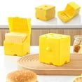 thumbnail image 4 of Food Storage Sliced Cheese Storage Container Plastic Butter Block Cheese Slice Storage Box with Lid Cheese Slice Holder Sliced Cheese for Refrigerator Food 1*Cheese box, 4 of 9