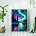 thumbnail image 2 of DIY 5D Diamond Painting Kit (for Adults) Diamond Painting "Aurora Scenery" - Full Diamond Crystal Rhinestone Embroidery Craft Kit, Can Be Used as Gift, Wall Decoration, 2 of 8