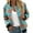 Light Blue, variant on Summer Tops Viikei Hoodes for Women Hoodless Sweatshirt for Women Womens Jackets Floral Print Sleeve Zipper Cropped Lightweight Stand Collar Outwear Tops Coat