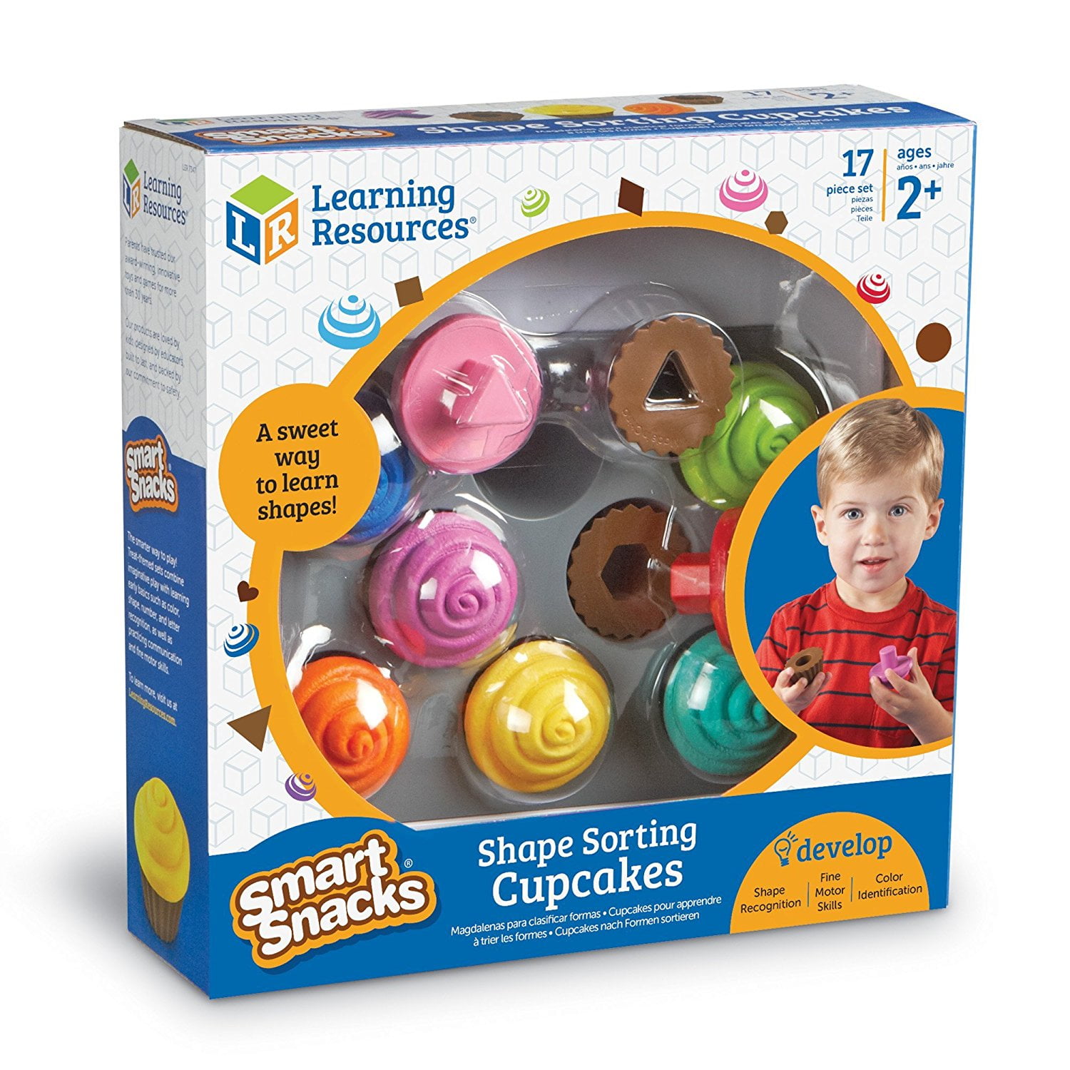 learning resources smart snacks shape sorting cupcakes