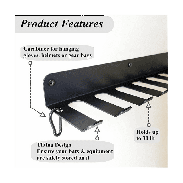 1PCS Multi- Gym Equipment Storage Rack Resistance Bands Storage Hanger Barbell Rack Heavy Duty Gym Rack