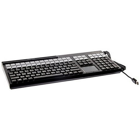 Cherry 17 Full-Size LPOS QWERTY Keyboard with Enhanced 127 Key Layout - Black