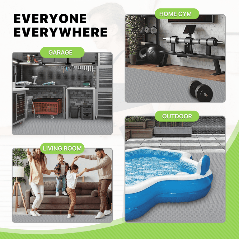 ▷▷mam Magshion Puzzle Exercise Mat Gym Flooring Mat Interlocking