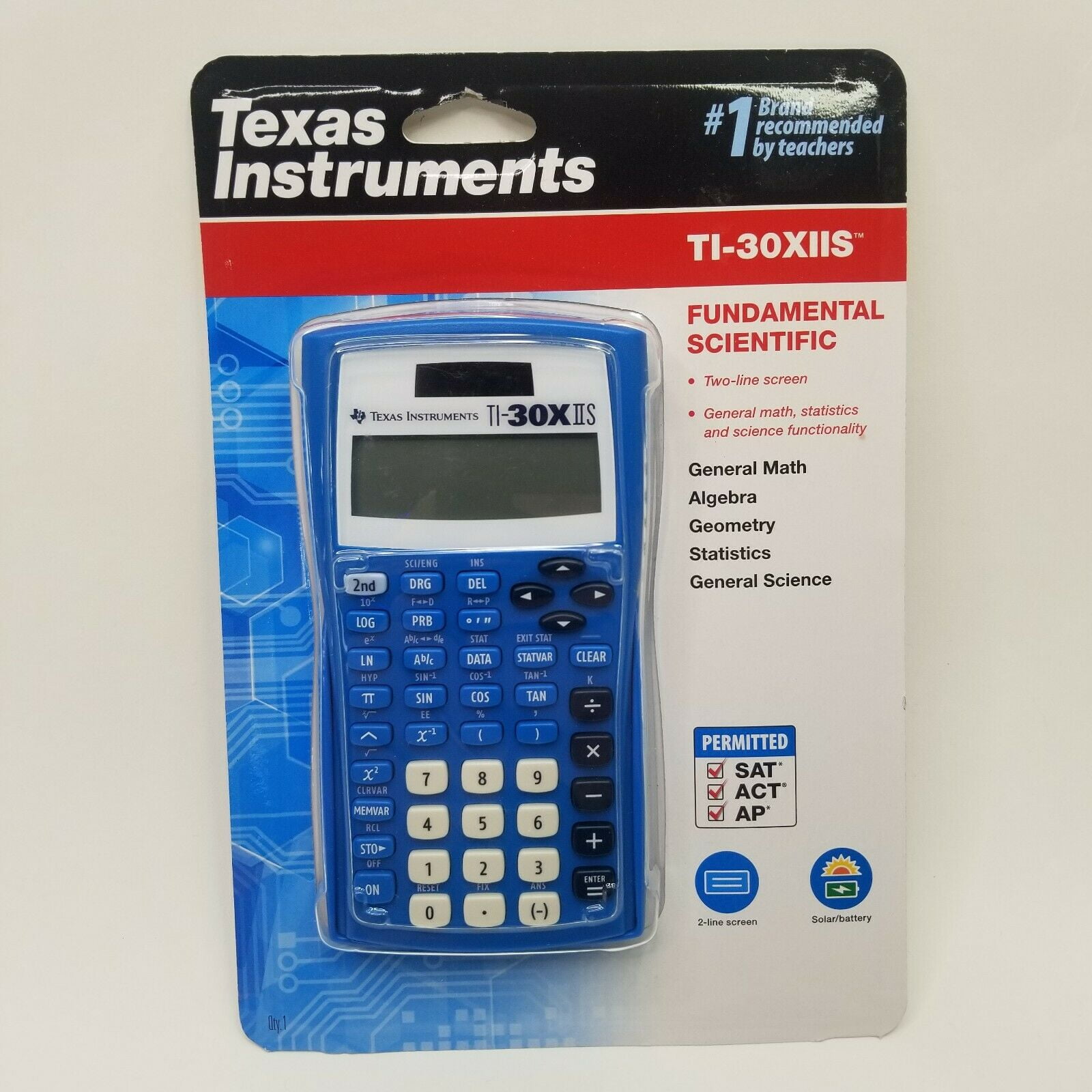 Texas Instruments Ti-30Xa Scientific Calculator 10-Digit Lcd Product Category 2 Pack Office Machines/Calculators & Counters 