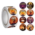 thumbnail image 1 of Clearance! Halloween Pumpkin Bat Halloween Creative Stickers, Pumpkins Party Decoration Stickers, Candy Gift Sealing Stickers Buy 2 Get 3, 1 of 2