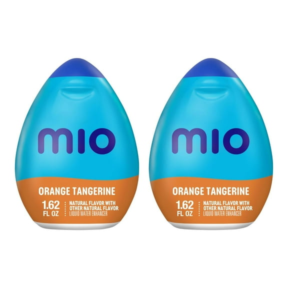 MiO Liquid Water Enhancer - makes 24 servings   Vitamins, 1.62 oz each, (Orange Tangerine, Pack of 2)