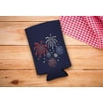 thumbnail image 2 of July 4th Party Favor Fireworks Navy 6-Pack Ultra Slim Can Drink Sleeves, 2 of 8