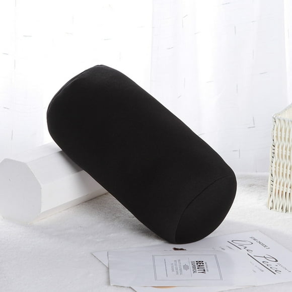 LWITHSZG Cervical Neck Roll Black Memory Foam Neck Pillow